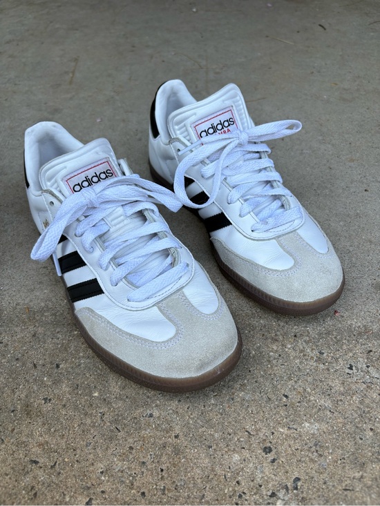 adidas Other - adidas White & Black Classic Sambas Low-Top Sneakers